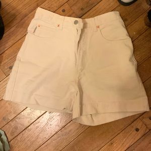 BONGO White Jean Shorts Vintage Size 3